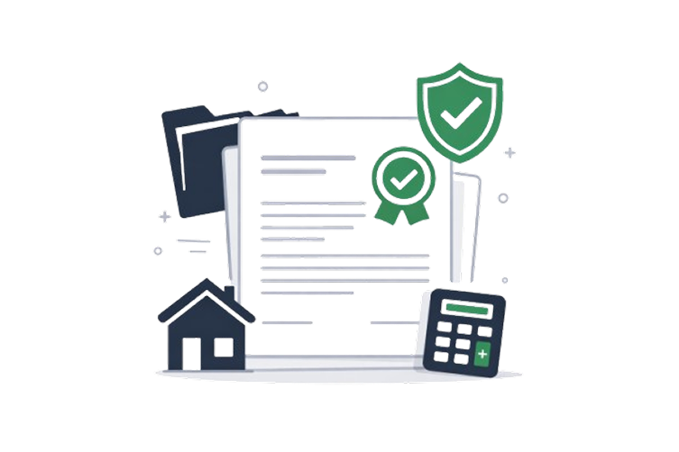 Legal and tax service illustration